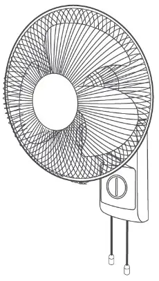 Panasonic F MU408 WT Electric Fan - cover