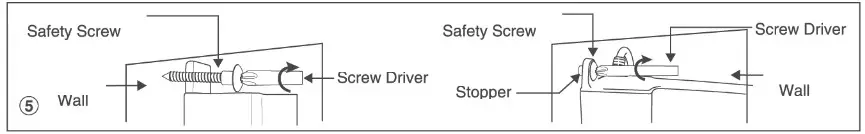 Panasonic F MU408 WT Electric Fan - installation 5