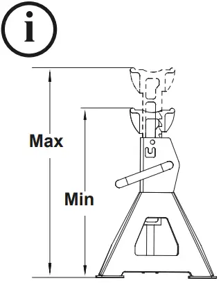 BAHCO BH33000 Axle Jack Stands - FIG 3