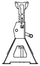 BAHCO BH33000 Axle Jack Stands - FIG 4