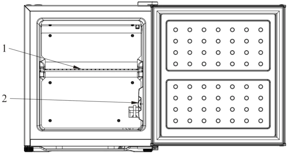 SUBCOLD Eco 35F 30 Litre Mini Freezer Black - Fig 1