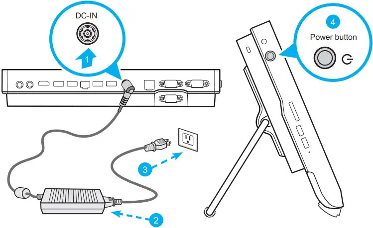 Shuttle P22U Compact All-in-One PC B04D