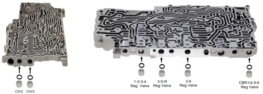 TRANSGO 6L Series Valve Body End Plugs - 1