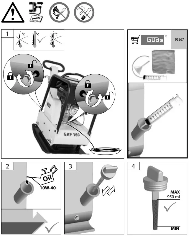 Gude GRP 160 Vibrating Plate - Fig 13