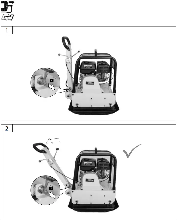 Gude GRP 160 Vibrating Plate - Fig 2