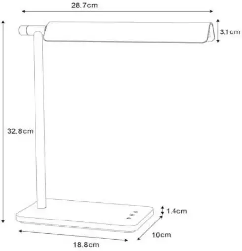 LUCIDE 18659 LEVI Desk Lamp - Figure 1