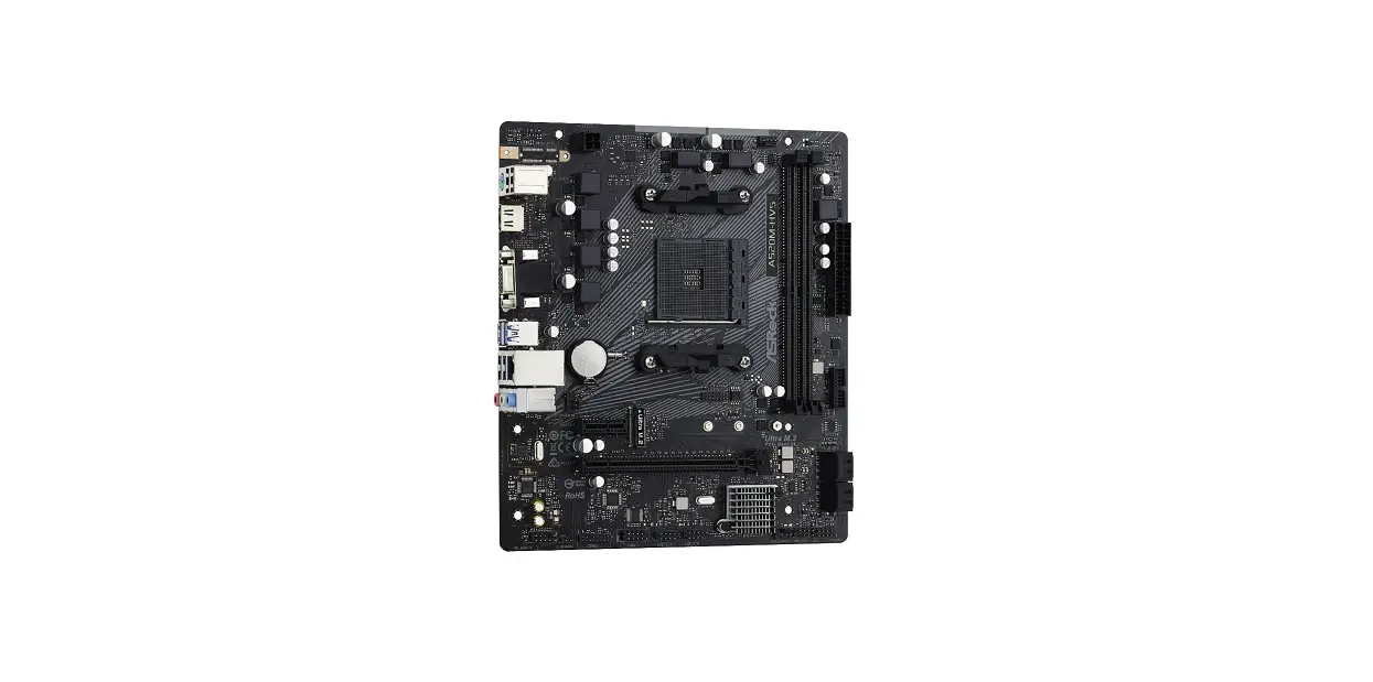 Asrock A520m-hvs Micro Atx Socket Am4 Amd A520 Motherboard Installation Guide