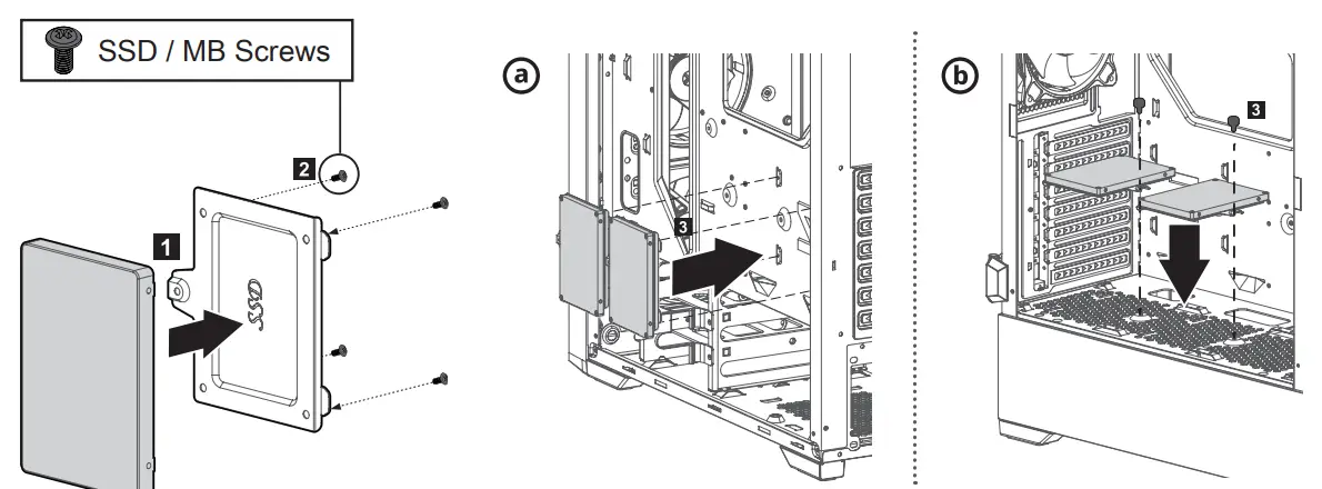 ZALMAN Z8 Z8 MS Z8 TG ATX Mid Tower Computer Case - Mounting 1