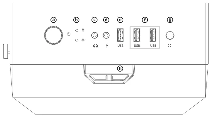 ZALMAN Z8 Z8 MS Z8 TG ATX Mid Tower Computer Case - Ports