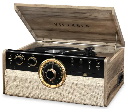 VICTROLA VTA-245B Music Center with Bluetooth