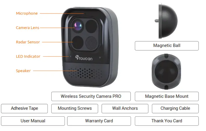Toucan TSCP05GR Wireless Security Camera - fig