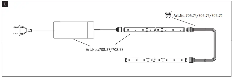Paulmann-705.85-Function-Max-LED-Strip-Light-Instruction-FIG-4