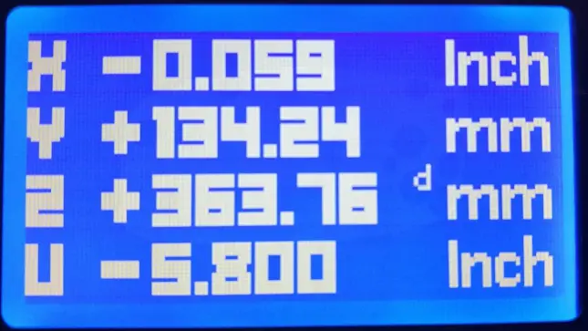 mxion DMSA 4 Axes Position Display - 3