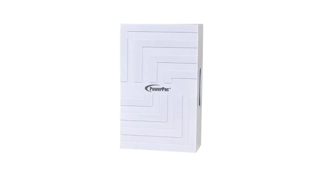 Powerpac Pp3141 Door Chime With Clear And Loud Volume Instruction Manual
