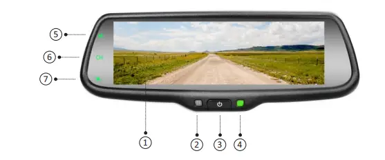 BOYO VISION VTW73M - Replacement Rear-1