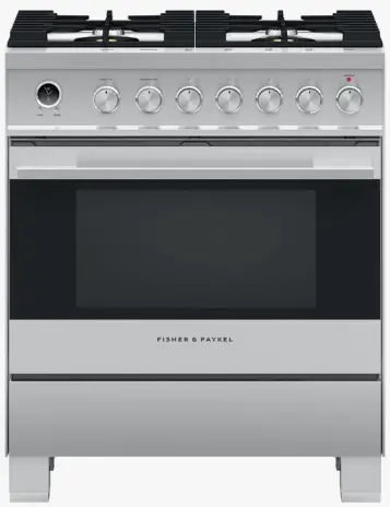FISHER PAYKEL OR30SDG6X1 Dual Fuel Range 30", SelfCleaning