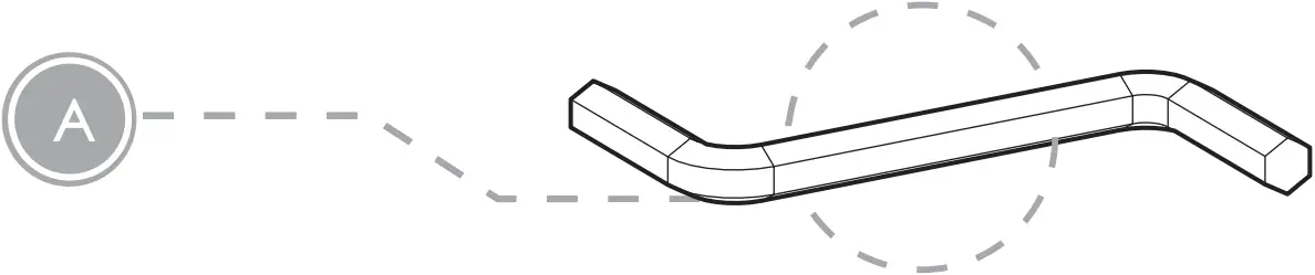 Silver Cross Greenwich Dresser - Fittings List A