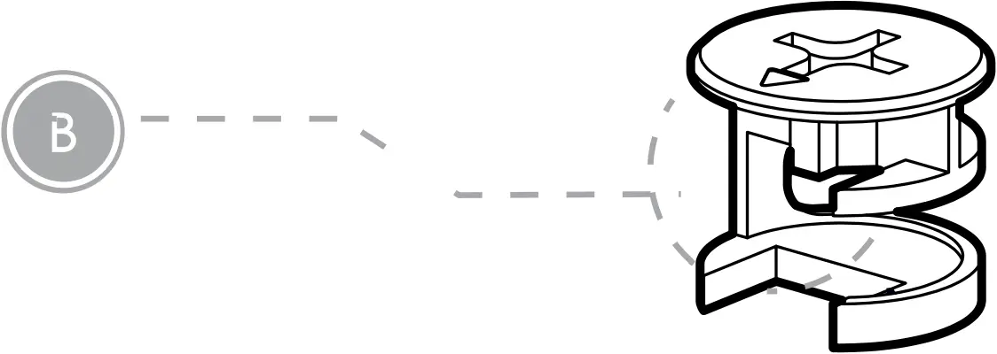 Silver Cross Greenwich Dresser - Fittings List B