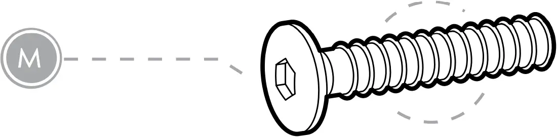 Silver Cross Greenwich Dresser - Fittings List M