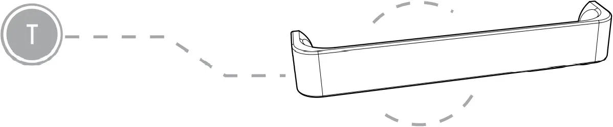 Silver Cross Greenwich Dresser - Fittings List T