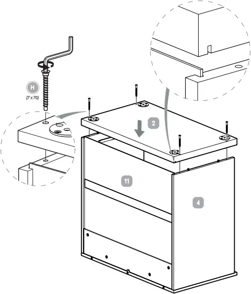 Silver Cross Greenwich Dresser - Step 11