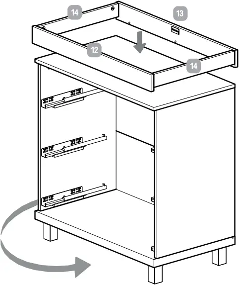 Silver Cross Greenwich Dresser - Step 18