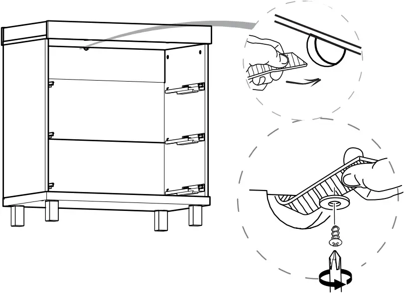 Silver Cross Greenwich Dresser - Step 23