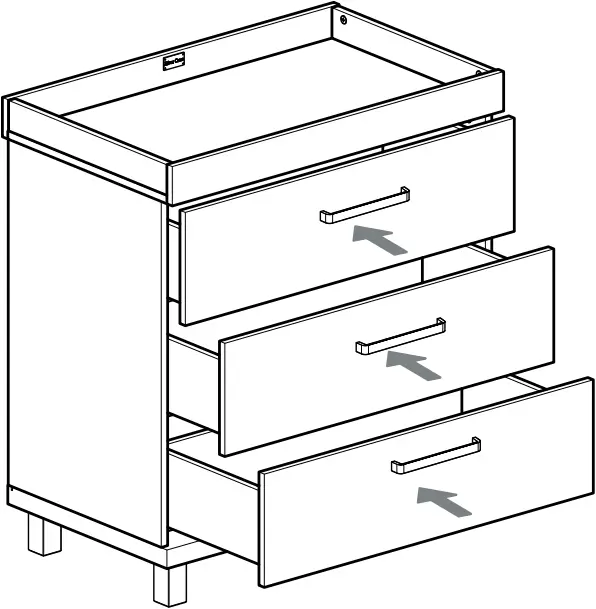 Silver Cross Greenwich Dresser - Step 32a