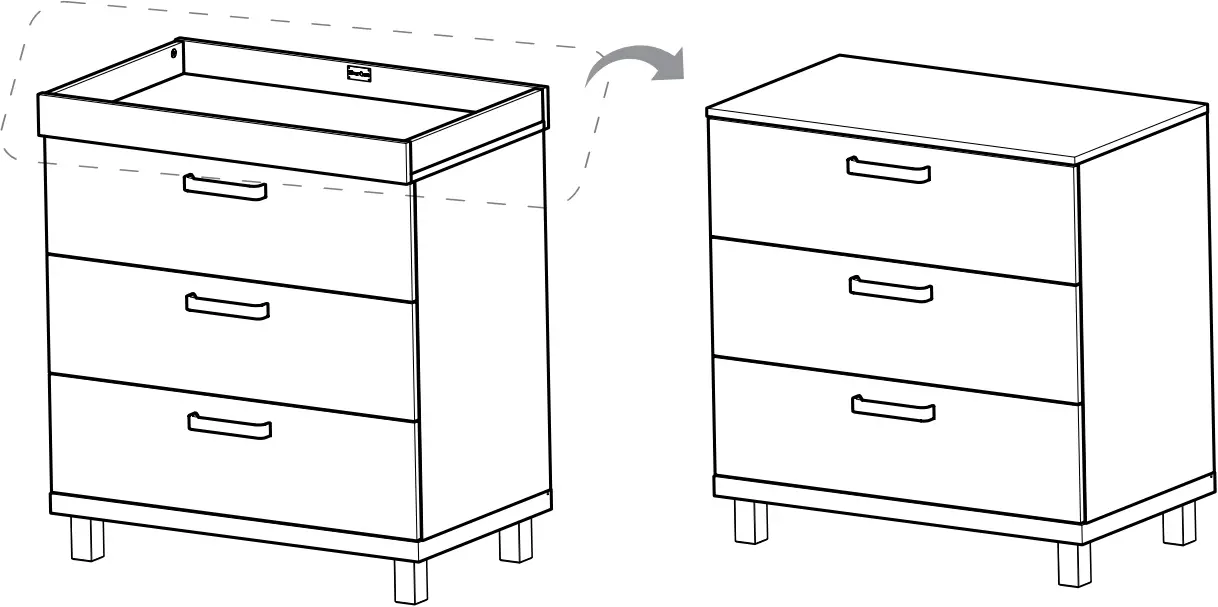 Silver Cross Greenwich Dresser - Step 33