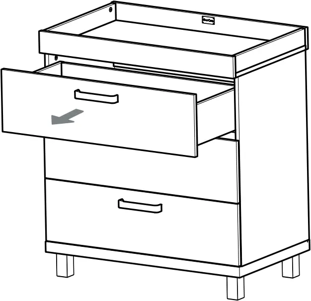 Silver Cross Greenwich Dresser - Step 34