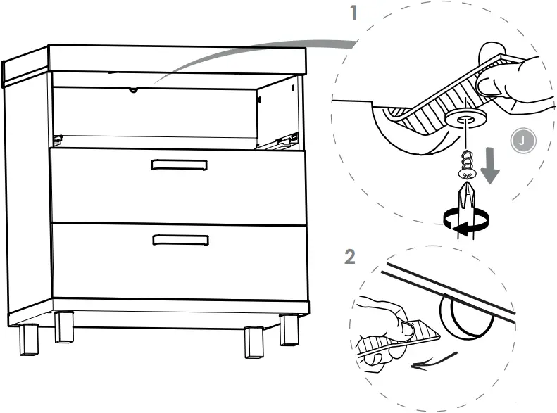 Silver Cross Greenwich Dresser - Step 35
