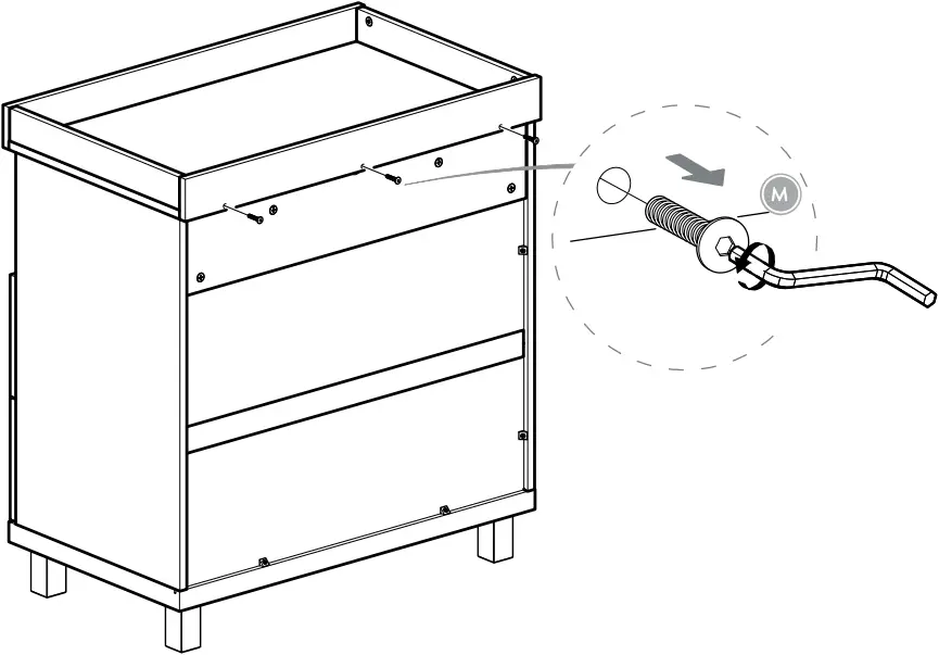 Silver Cross Greenwich Dresser - Step 36