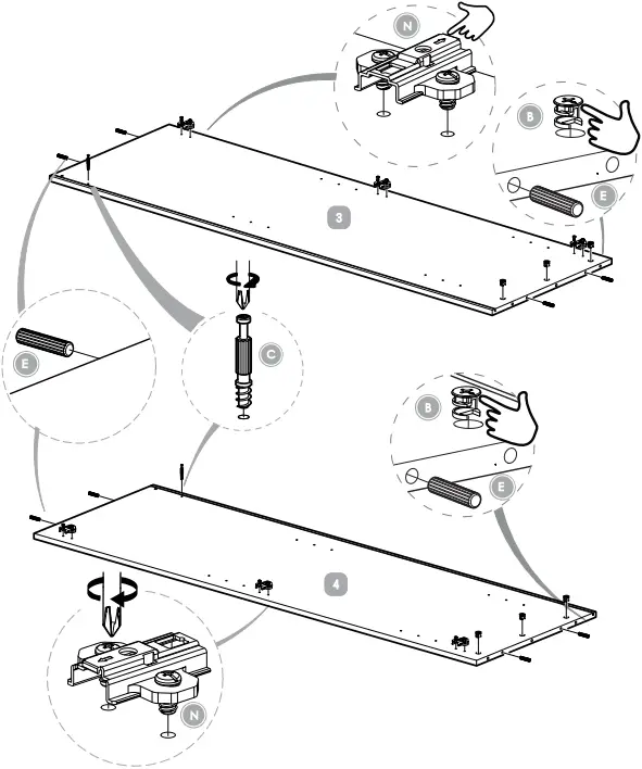 Silver Cross Greenwich Wardrobe - Step 1