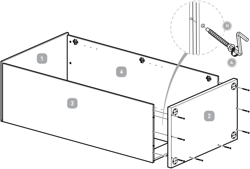 Silver Cross Greenwich Wardrobe - Step 11