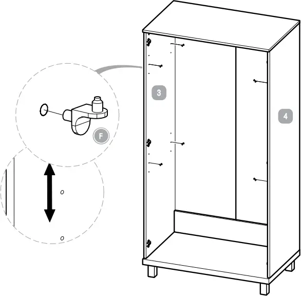 Silver Cross Greenwich Wardrobe - Step 14