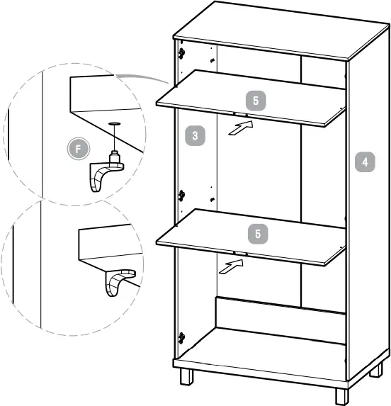 Silver Cross Greenwich Wardrobe - Step 15