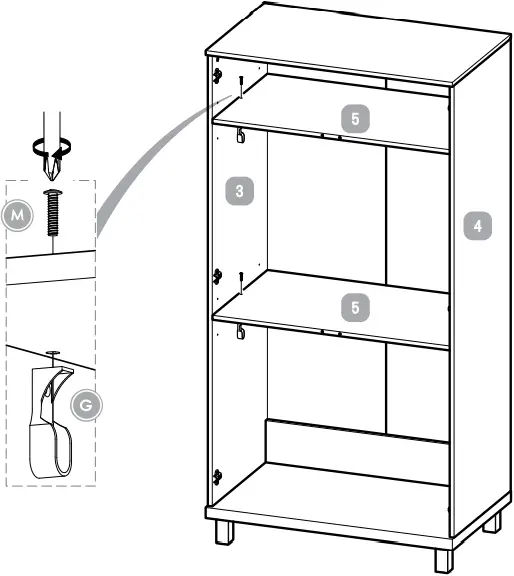 Silver Cross Greenwich Wardrobe - Step 16