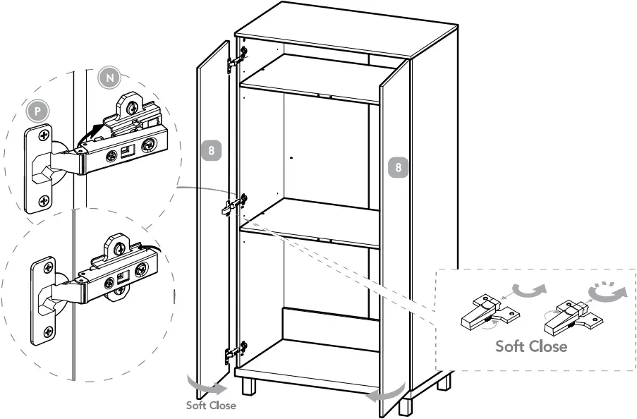 Silver Cross Greenwich Wardrobe - Step 19