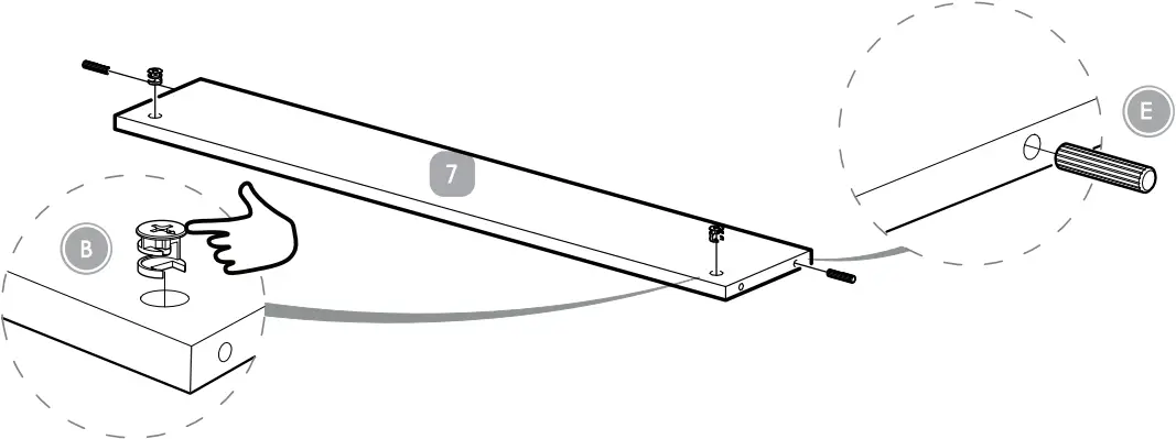 Silver Cross Greenwich Wardrobe - Step 2