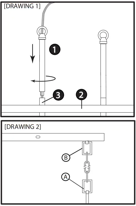 HINKLEY FR30908 FR30909 Revel Linear Chandelier