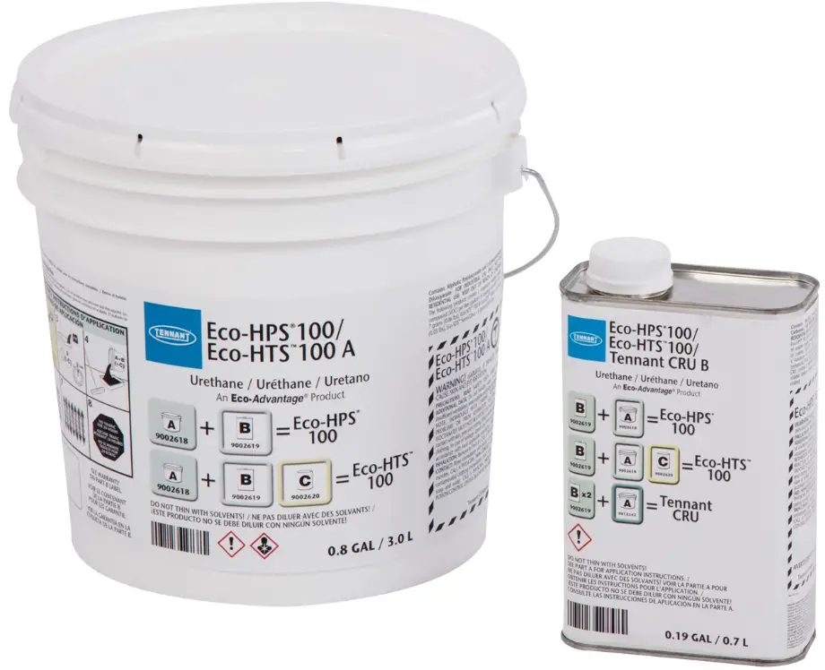 TENNANT Eco-HTS 100 Satin Urethane Topcoat product