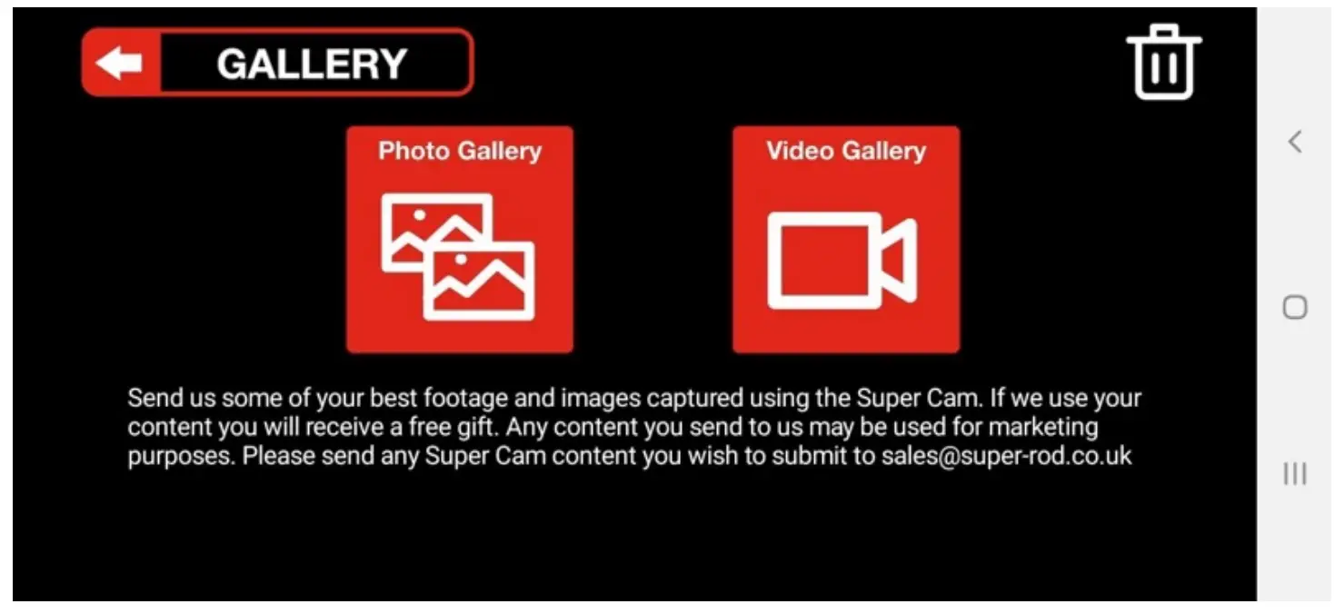 Super Cam App Interface