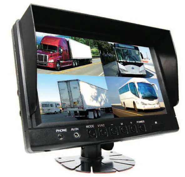 SAFETY 6139q 9 Inch TFT LCD Digital Quad View Color Monitor