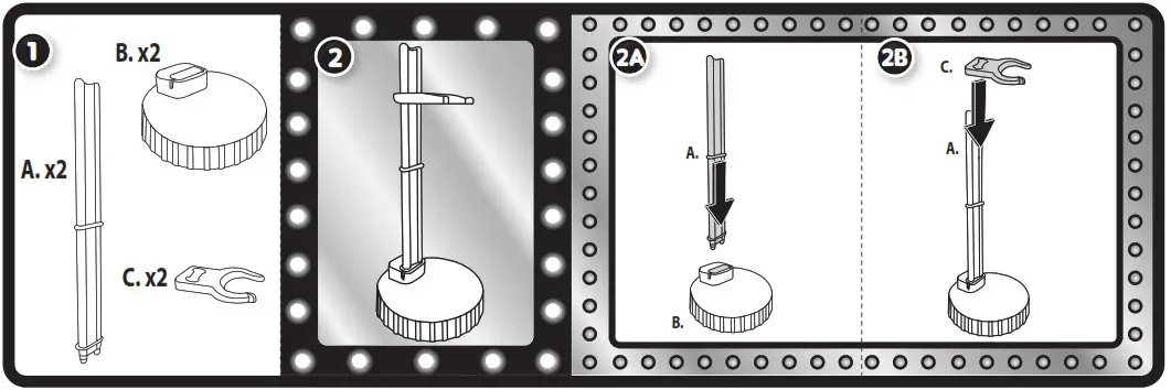 LOL SURPRISE 584339 OMG Fashion Show Mega Runway Playset - DOLL STAND