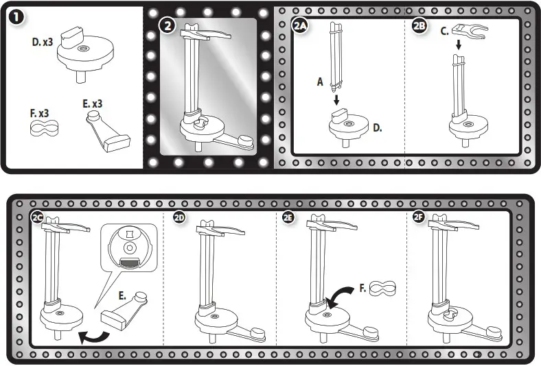 LOL SURPRISE 584339 OMG Fashion Show Mega Runway Playset - RUNWAY STAND