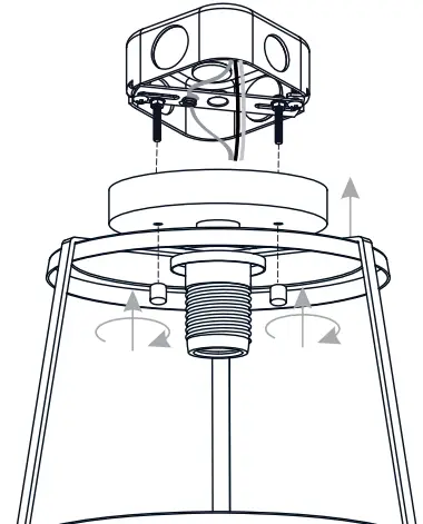 QUOIZEL QFL5612MBK Labrant 10.5 Inch 1 Light Matte Black Semi Flush Mount - Canopy to Crossbar