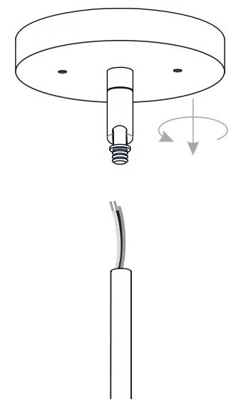 QUOIZEL QFL5612MBK Labrant 10.5 Inch 1 Light Matte Black Semi Flush Mount - Upper Rod