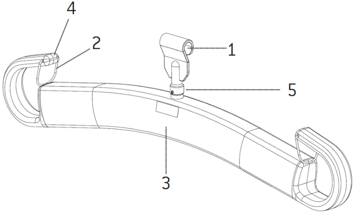HUMAN CARE 55763 Two Point Hanger Bar - 2