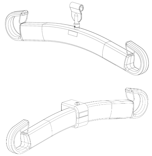 HUMAN CARE 55763 Two Point Hanger Bar