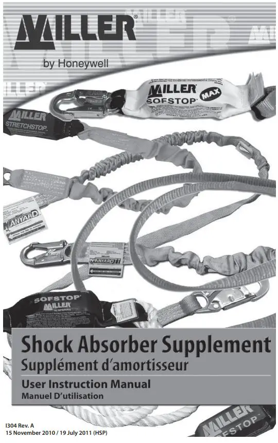 Miller 913BDO 6FTBL BackBitter Tie-Back Lanyard Instruction Manual